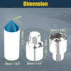 Mercedes Benz 324 Wheel Lock Lug Nut Set with Protector Socket