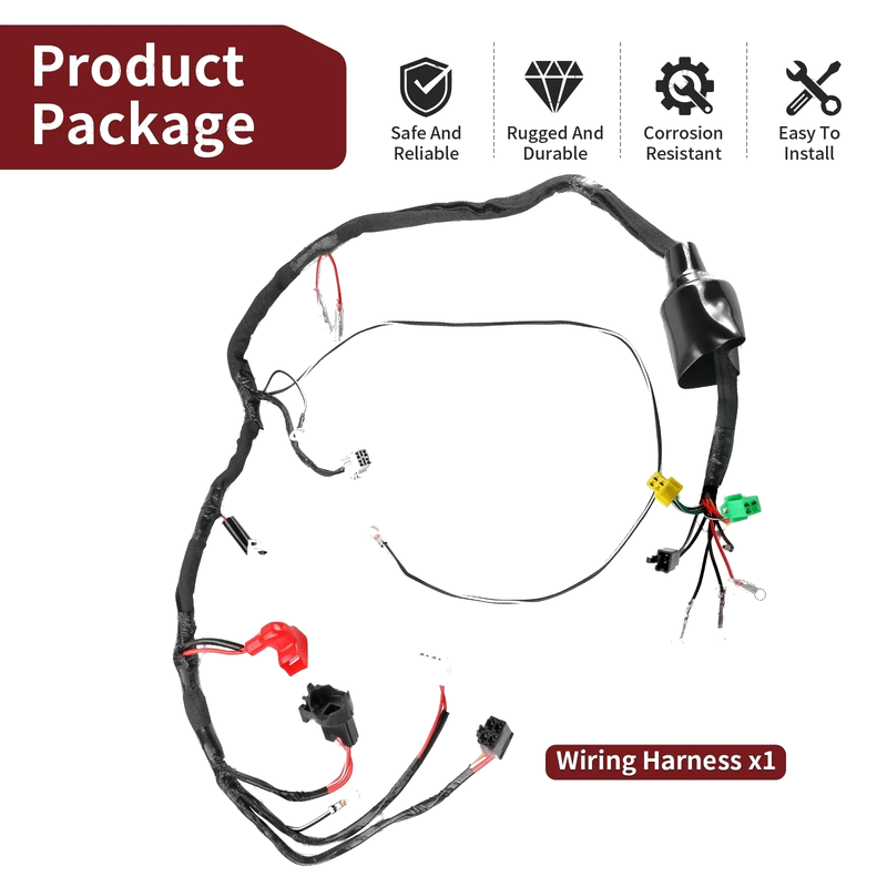 Suzuki QuadSport LT80 2x Wiring Harness 2x4 (1989–1998)