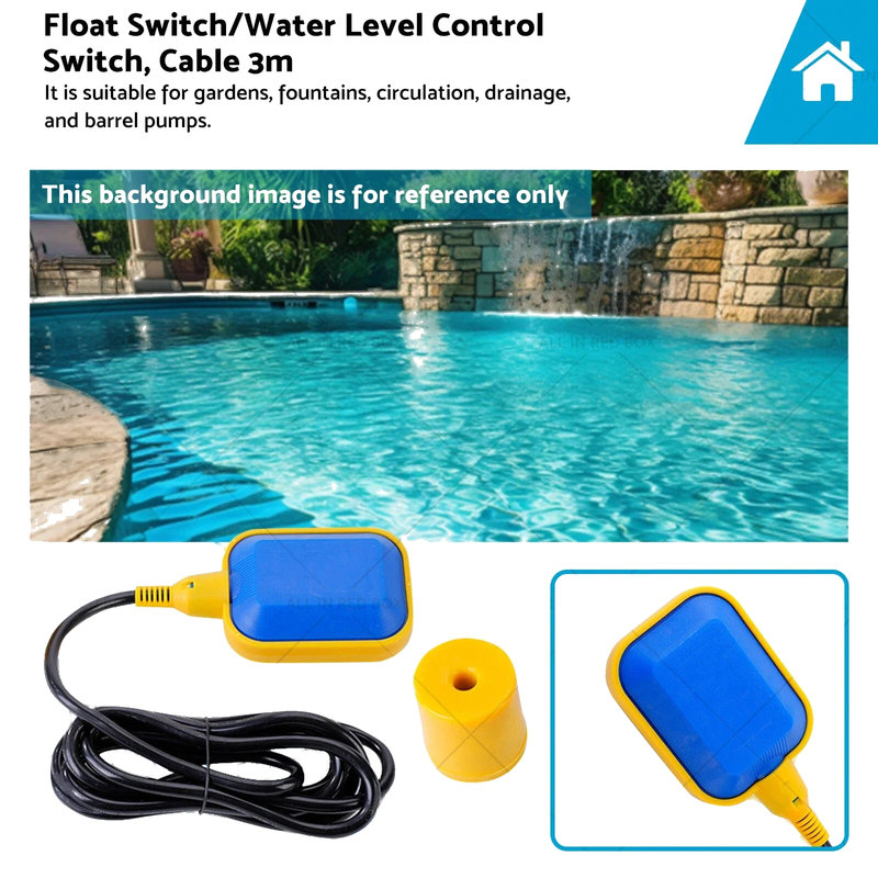 Water Level Control 3m Cable Float Switch