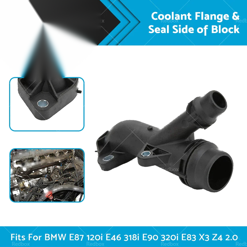 BMW E87 E46 E90 E83 X3 Z4 2.0 Cooling Hose Pipe Connector (2004-2013)