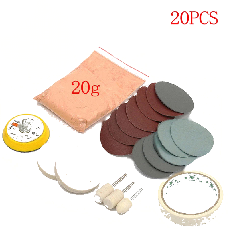 AU Ship Window Glass Scratch Remover Polishing Kit