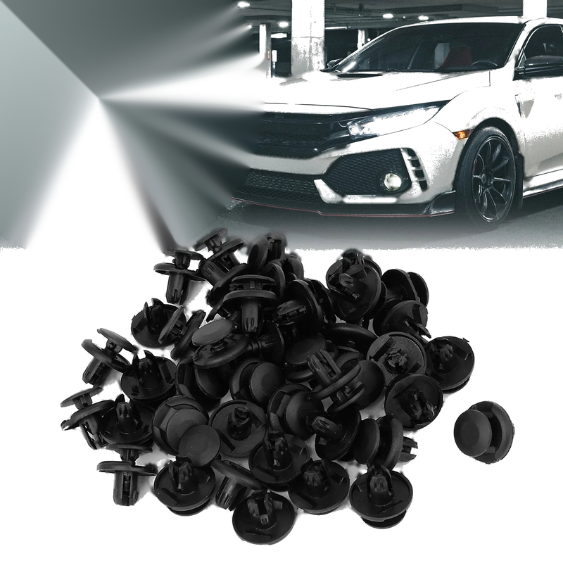 Honda Accord 100 Pcs 8mm Nylon Rivet Fasteners (2003-2007)