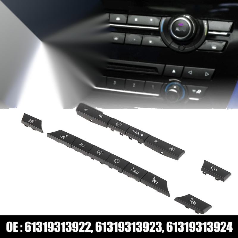 BMW 535i 528i 520i 550i Air Conditioning Switch Button Cover