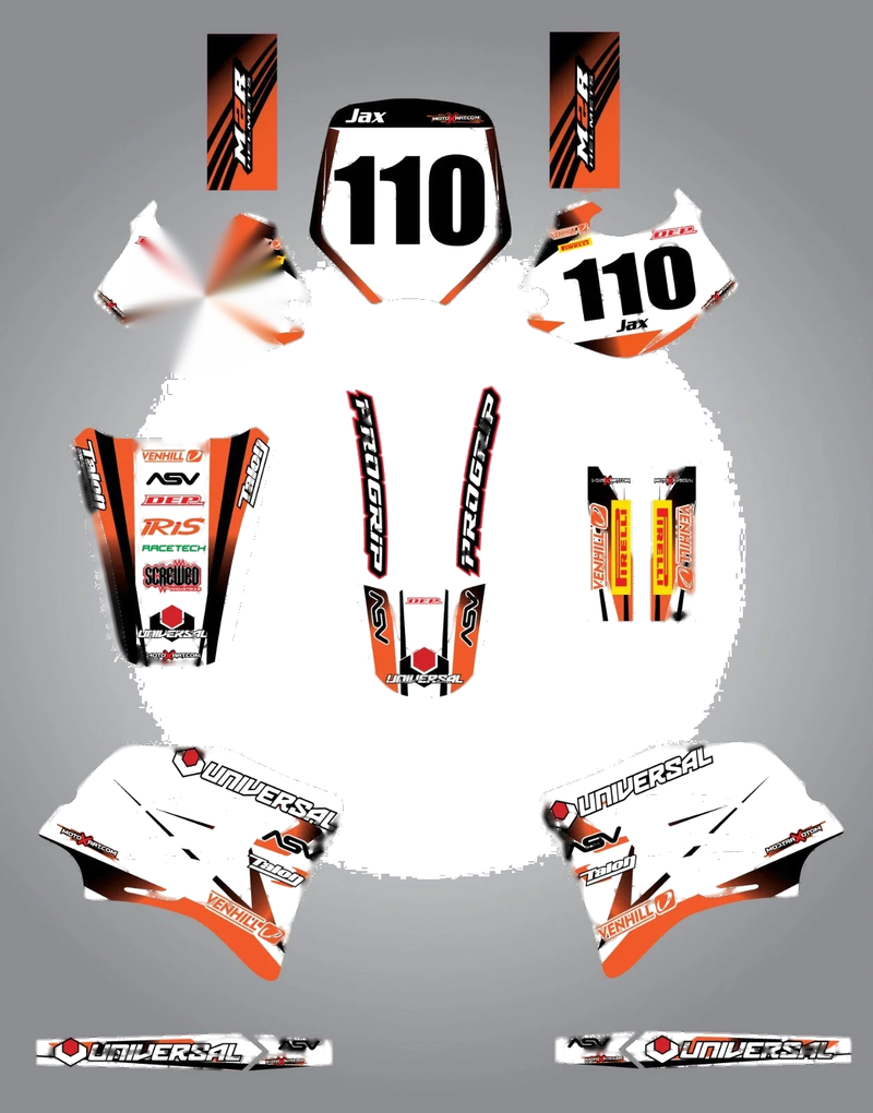 KTM 65 (1998-2001) Stickers / Decals Custom Graphic Kit - STORM
