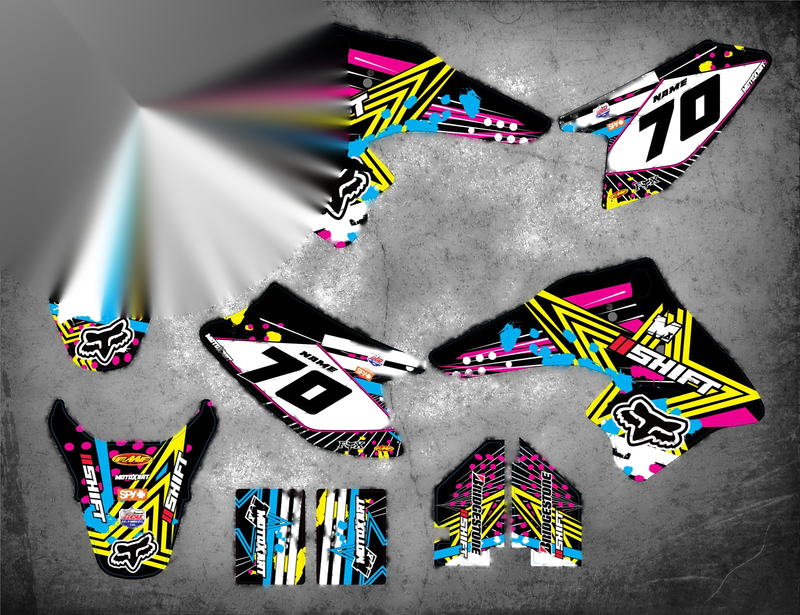 Suzuki DRZ 70 Custom Graphics Full Kit (All Years)