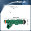 TOYOTA Yaris Hatchback 1.5 Fuel Injector 4 x (2001-2005)