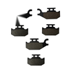 Can-Am Outlander 650 Brake Pads Front & Rear Semi-Metallic (2006–2012)