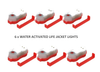 Lifejacket Emergency Light Water-Activated SOLAS Approved - Pack of 6