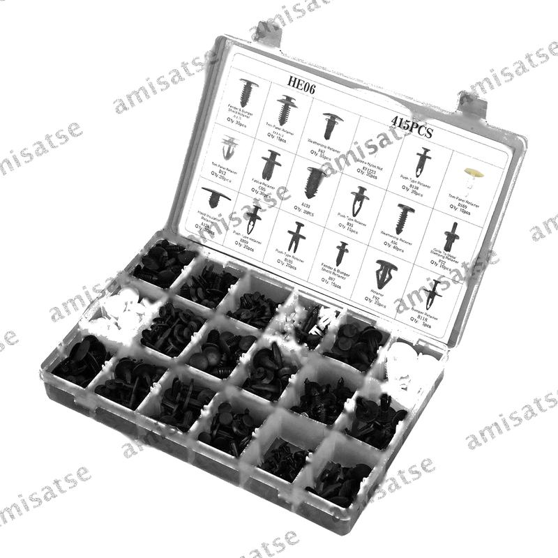 Car Body 415 Plastic Clip Fasteners Kit (No Year)