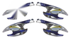 Mazda CX-5 4 x Chrome Door Handle Bowls (2013-2015)