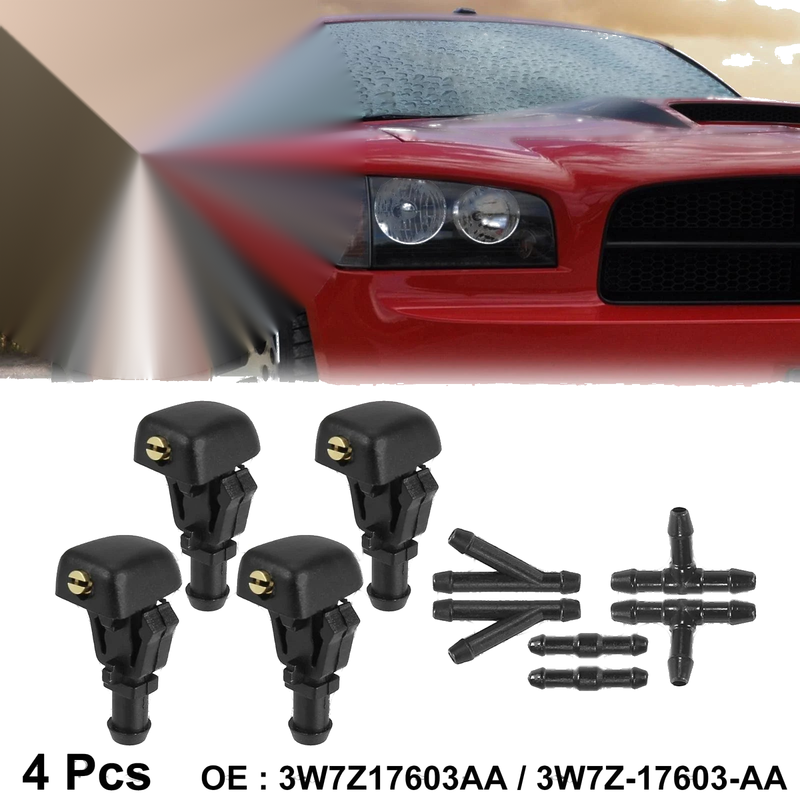 Ford F-150 4pcs Front Windshield Washer Nozzles Kit (2004-2014)