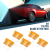 Car Boat Truck SUV Motorcycle Blade Style Fuses 50pcs 5A Mini Size