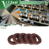 Make Model Oil Seal 25x43x8mm Brown 5 pcs
