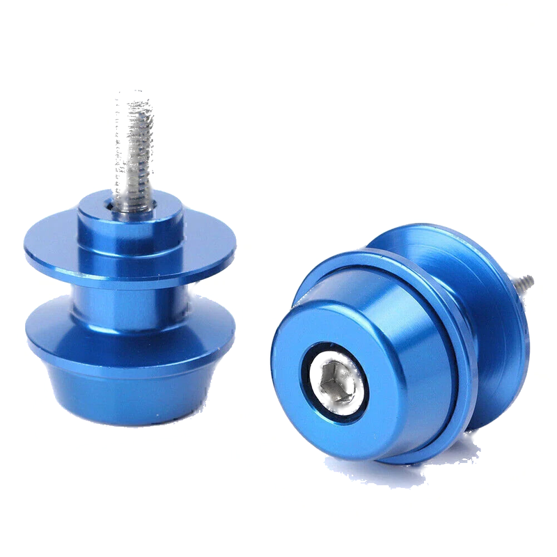 Suzuki GSXR750 600 (1992-2019) - Blue 6mm Swingarm Spools