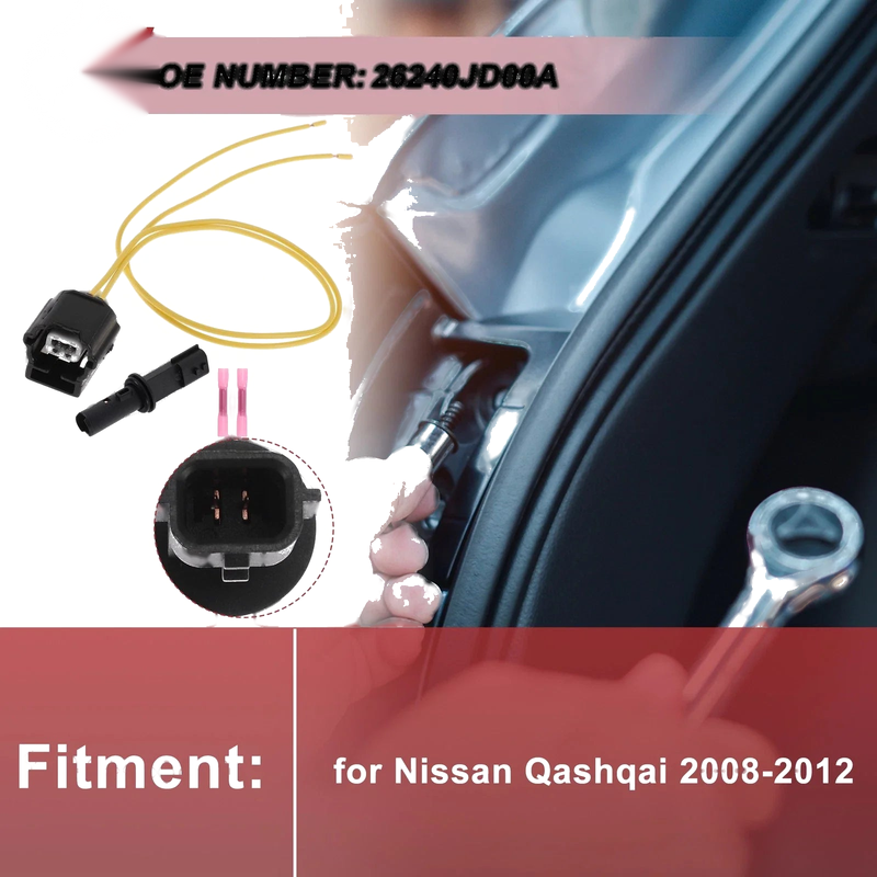 Nissan Qashqai Width Indicator Lights Socket Wiring (2007-2023)
