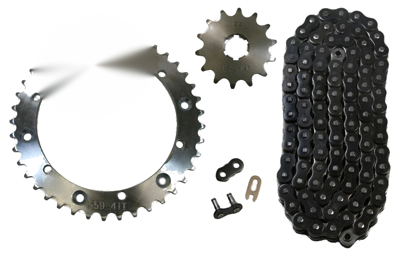 Yamaha Banshee 350 2 x Drive Chain 520x104 & 14/41 Sprockets (1987–2006)