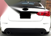 Infiniti Q50 Sedan 4DR Glossy Black Rear Spoiler ER Eau Style Wing (2014-2024)