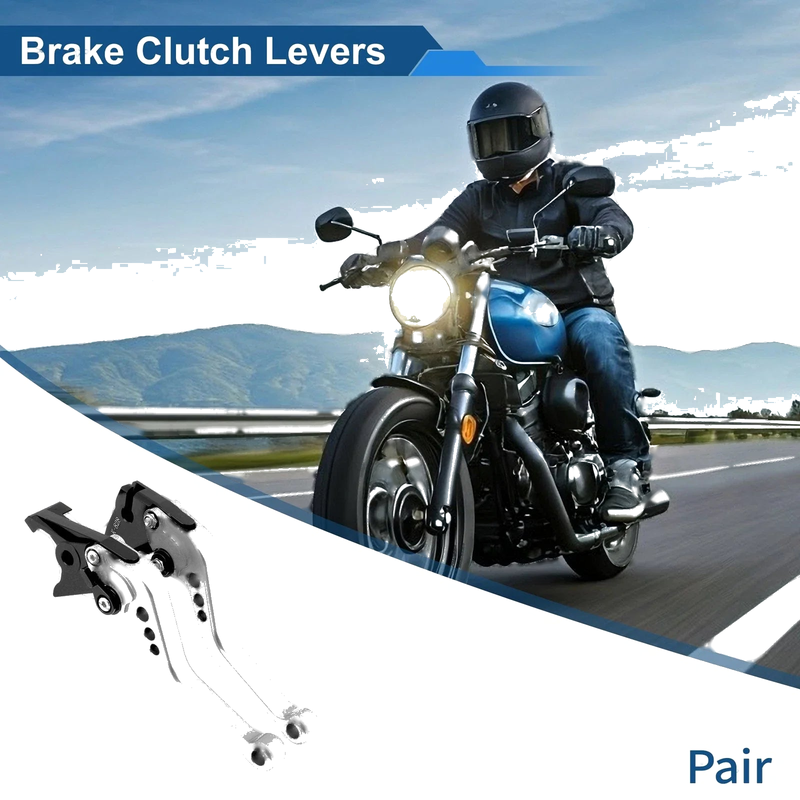 Kawasaki ZX6R / ZX636R / ZX6RR Adjustable Brake Clutch Levers (2005–2020)