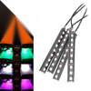 Universal Models 4 x Colorful LED Car Interior Lights Kit