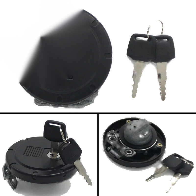 Kawasaki KL110, KL650, KLX125, KLX250 Fuel Gas Tank Cap Cover Keys
