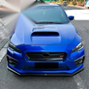 Subaru WRX STI VA Carbon Look / Front Bumper Side Fin C Canards Splitter