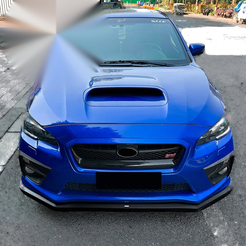 Subaru WRX STI VA Carbon Look / Front Bumper Side Fin C Canards Splitter