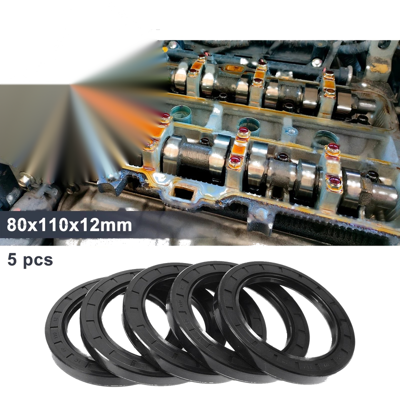 Oil Seal / 80x110x12mm / Seal Ring Rotary Shaft Seal Nitrile Rubber