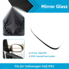VW Golf MK5 Heated Driver Side Right Mirror Glass (2004-2008)