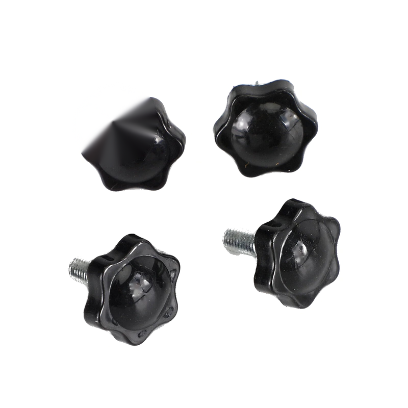 Harley Glide King 4 x Saddlebag Lever Lock Bolts Silver (1996-2019)