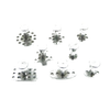 8Sizes Car Dent Repair Aluminum Puller Tabs Cold Glue Kit Paintless Tool