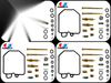 Honda CB900C Custom (1980-1982) - 4 x Rebuilds Carburetor Repair Kit