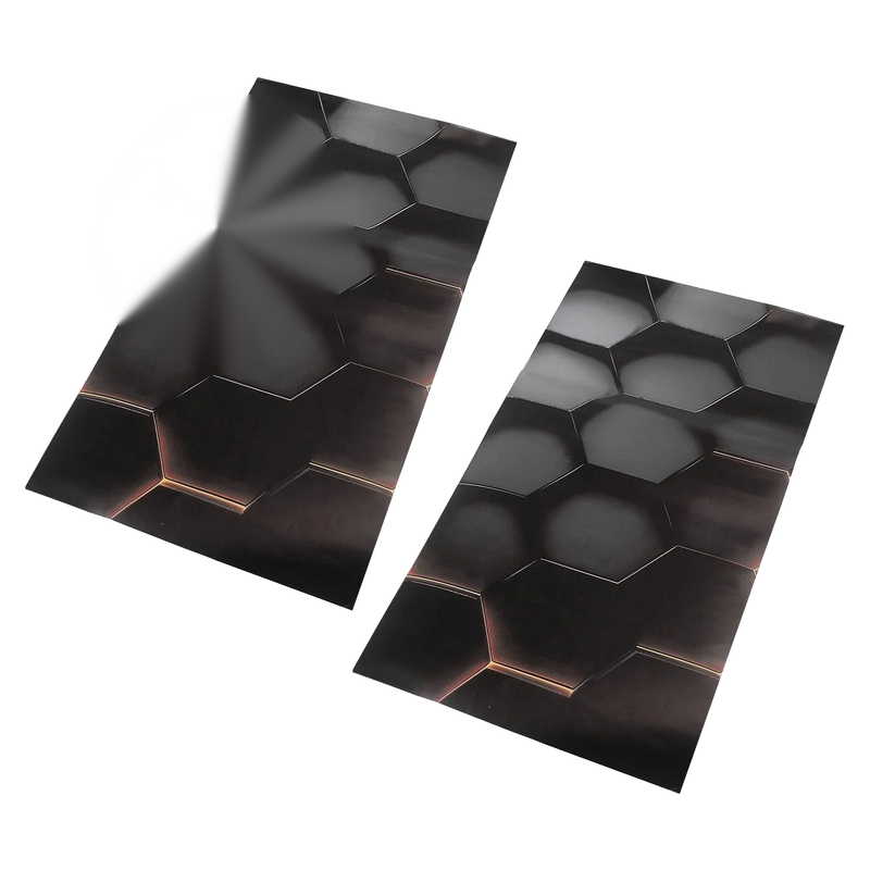Car B Pillar Honeycomb Waterproof Decal 2x