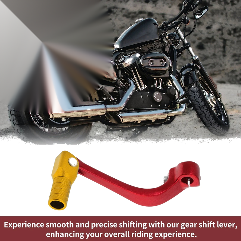 Honda CRF110F (2013-2018) - Red & Gold Tone Folding Shifter Lever