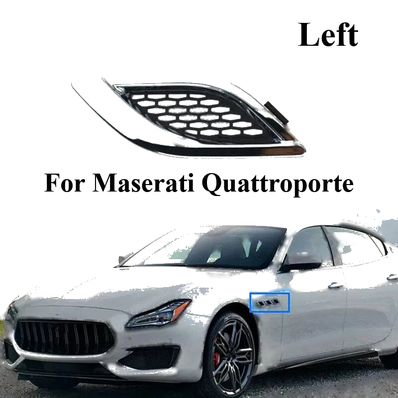 Maserati Quattroporte Left Fender Air Vent Grille Mesh Cover Trim