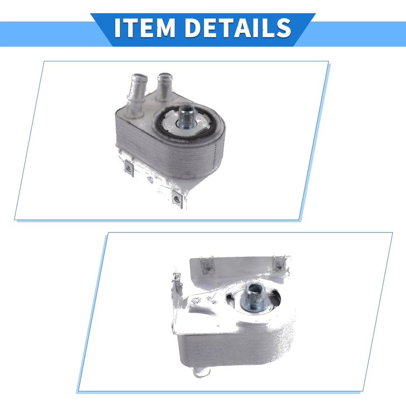 Jeep Renegade Cherokee Engine Oil Cooler with Seals & Bolt (2015-2023)