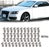 Motorcycle 45pcs M10 x 1 90° Nickel Plated Grease Nipple Fitting