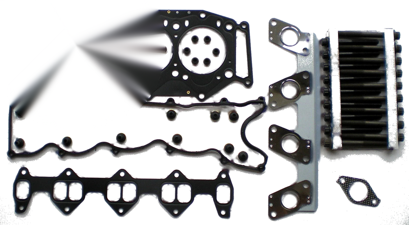 Ranger Courier Bongo B2500 MPV 2.5D TD 12V Freeda VRS Head gasket set bolts