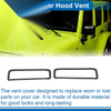 Jeep Gladiator JT (2020-2023) 7 x Pcs Hood Air Outlet Vent Cover Trim