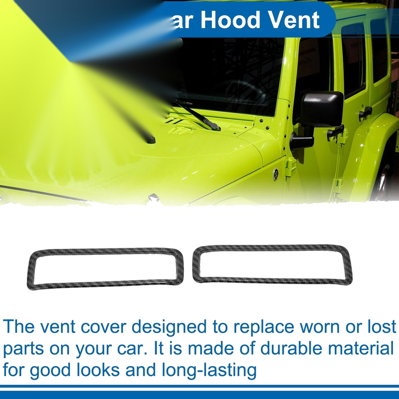 Jeep Gladiator JT (2020-2023) 7 x Pcs Hood Air Outlet Vent Cover Trim