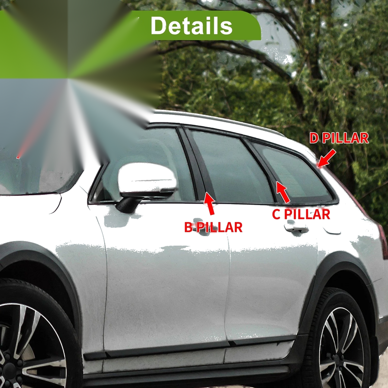 Chevy Captiva 6 x Pillar Window Trim (2006-2015)