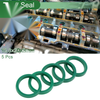 Oil Seal 15.8x20x3mm TPU Rotary Shaft Seal High Pressure Green 5 pcs