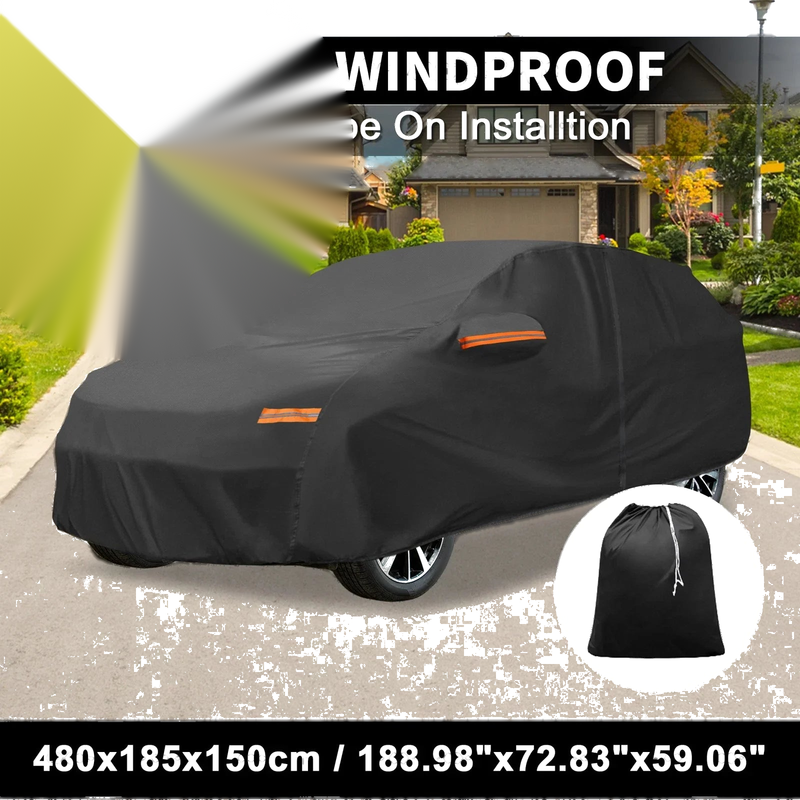 Toyota Venza Driver Door Zipper Waterproof 210D-PU Car Cover (2021–2023)