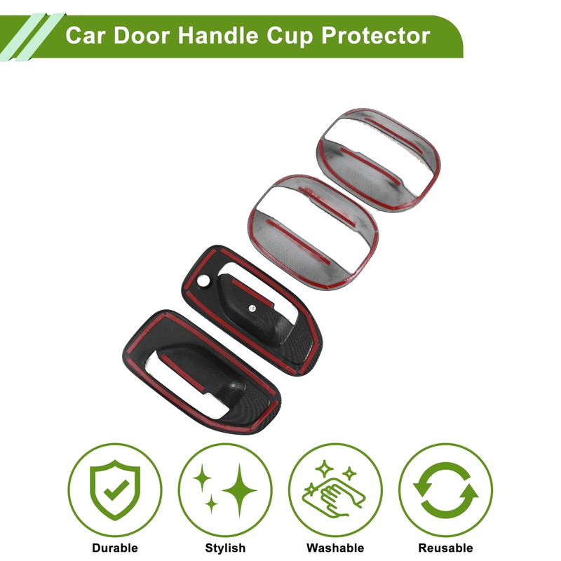 Nissan NV200 (2013-2020) 4 Pcs Carbon Fiber Door Handle Cup Protectors