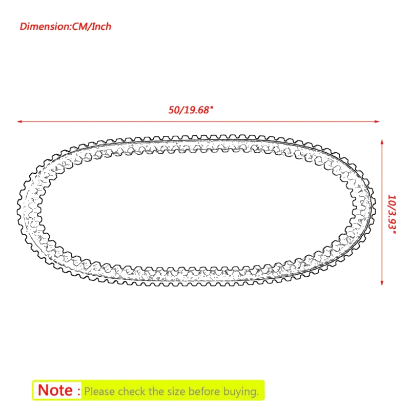 Ski-Doo MXT4 Timing Belt (2016-2023)