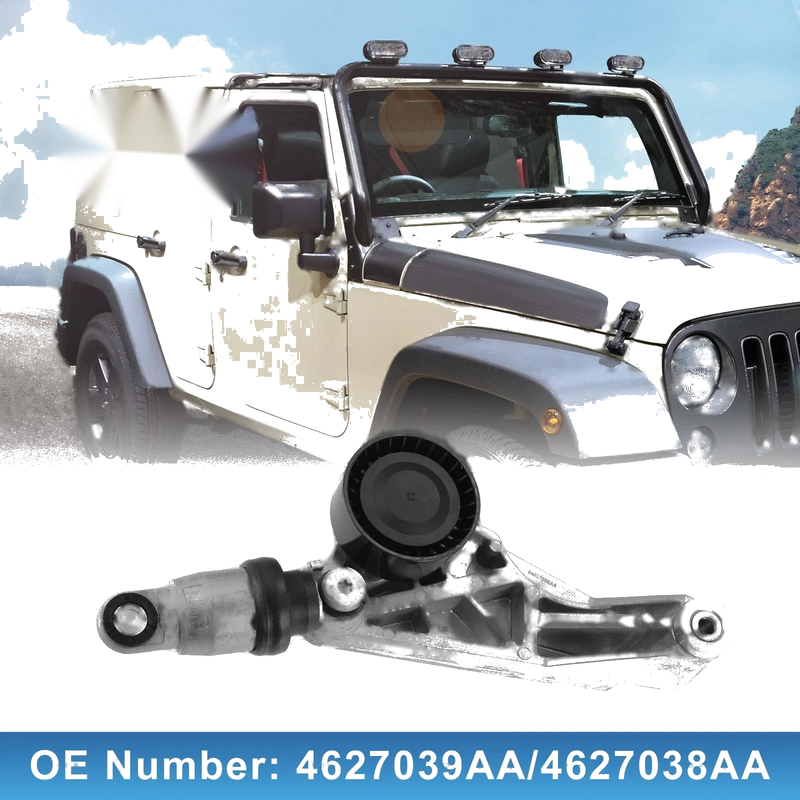 Jeep Wrangler V6 3.6L Belt Tensioner W/Pulley Assembly (2011-2018)