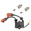 Yamaha 4-Stroke Outboard 6-9.9HP 25" Ignition Coil w/ Spark Plug