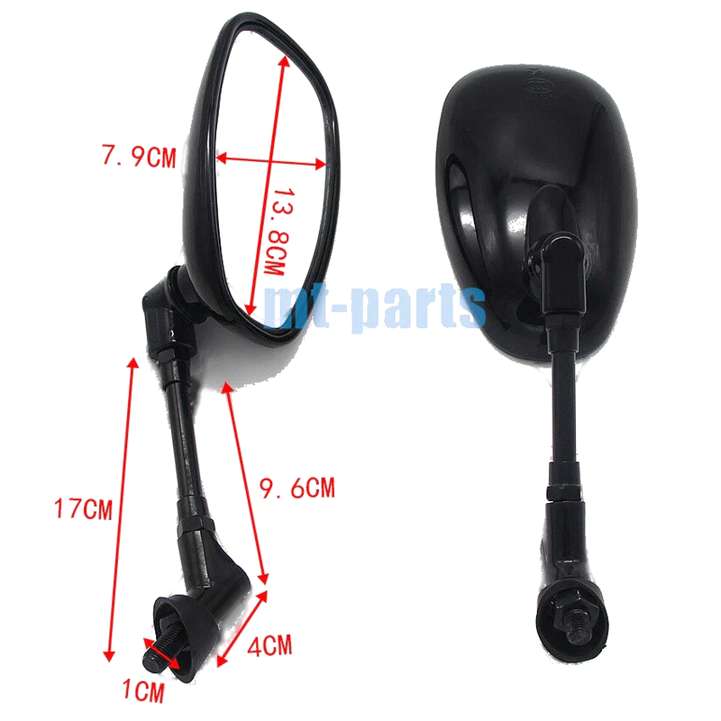 Yamaha FZ6, BT1100, YBR125, MT-03 Rear View Mirror (2002-2009)