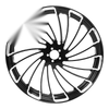 Harley Street Road Glide 18" Front Wheel Rim w/ Dual Disc Hub (1997-2021)