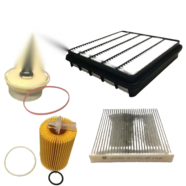 TOYOTA LANDCRUISER VDJ200 4.5L 1VD 1VDFTV WESFIL FILTER SERVICE