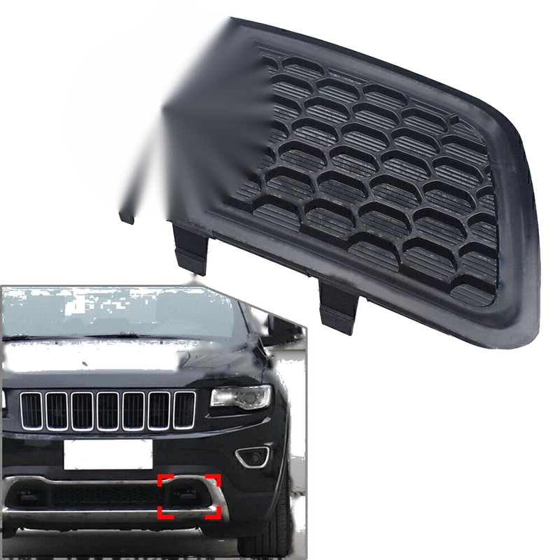 2014-2016 Jeep Grand Cherokee Grille Tow Hook Insert Cover (2014-2016)